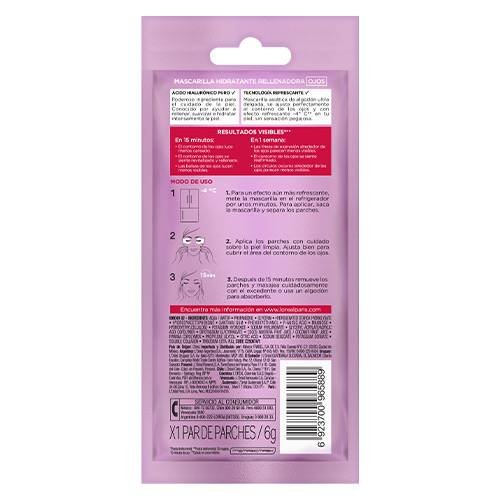 Mascarilla Ojos Acido Hialuronico Pack Atras